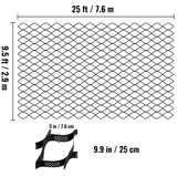 VEVOR Geocell Ground Grid 25 ft. x 9.5 ft. x 3 in. Geo Grid Driveway 108 sq. ft. Ground Grid Paver for Landscaping