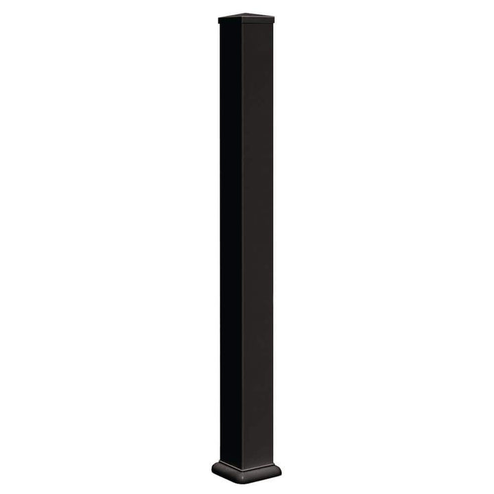 SIXTH AVENUE Premium Black Vinyl Fence Post