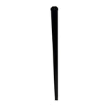 Weatherables Cypress 2 in. x 2 in. x 7 ft. Black Aluminum Blank Post