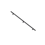 Weatherables 8 ft. L x 1.5 in. D Textured Black ADA Rail/Grab Bar Kit