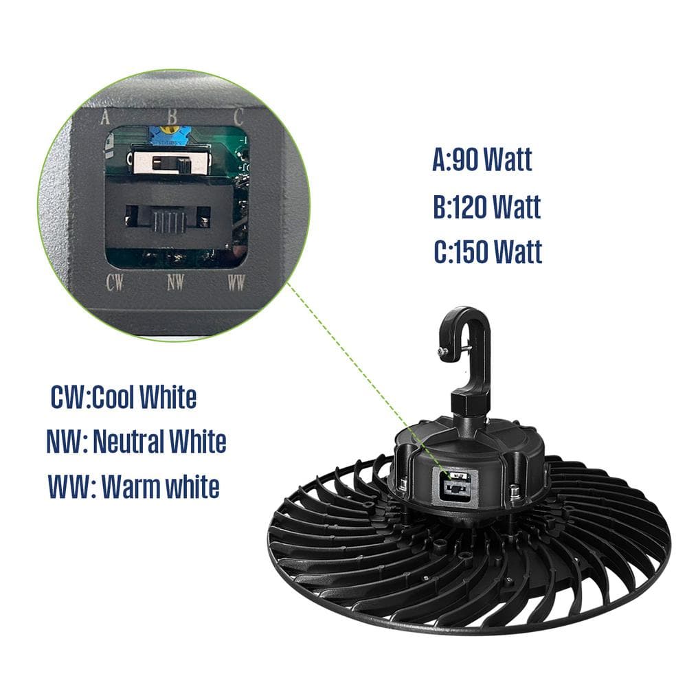 Westinghouse 150W Dimmable UFO LED High Bay Light CCT 4000K/5000K/6000K