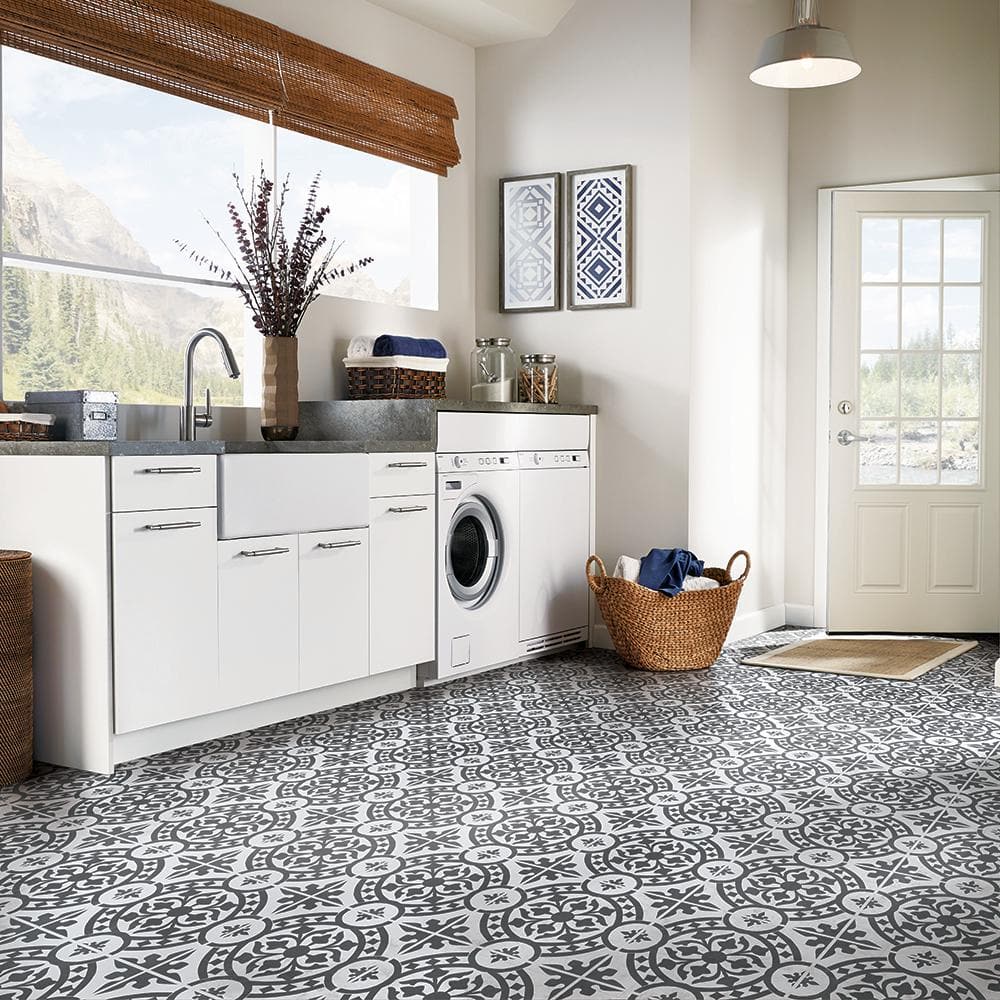 Armstrong Prairie Sunset 12 in. x 12 in. Peel and Stick Vinyl Tile (30 sq. ft./Case)