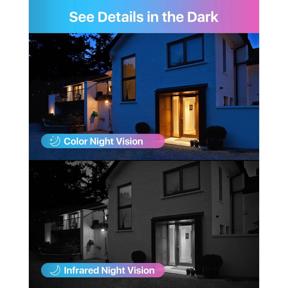 ZOSI 360-Degree PTZ 4 MP 2.5K Wi-Fi Outdoor Wireless Home Security Camera, AI Person Vehicle Detection, Color Night Vision