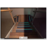 Handi Treads 6 in. x24 in. GritTreads Adhesive Treads, Black with Glow Stripe (4-Pack)
