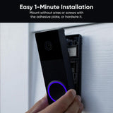 Wyze Wireless Duo Cam Video Doorbell (with Chime), Battery Powered, 2K Full HD Video, 2 Cameras, 2-Way Audio, Night Vision