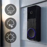 Wyze Wireless Duo Cam Video Doorbell (with Chime), Battery Powered, 2K Full HD Video, 2 Cameras, 2-Way Audio, Night Vision