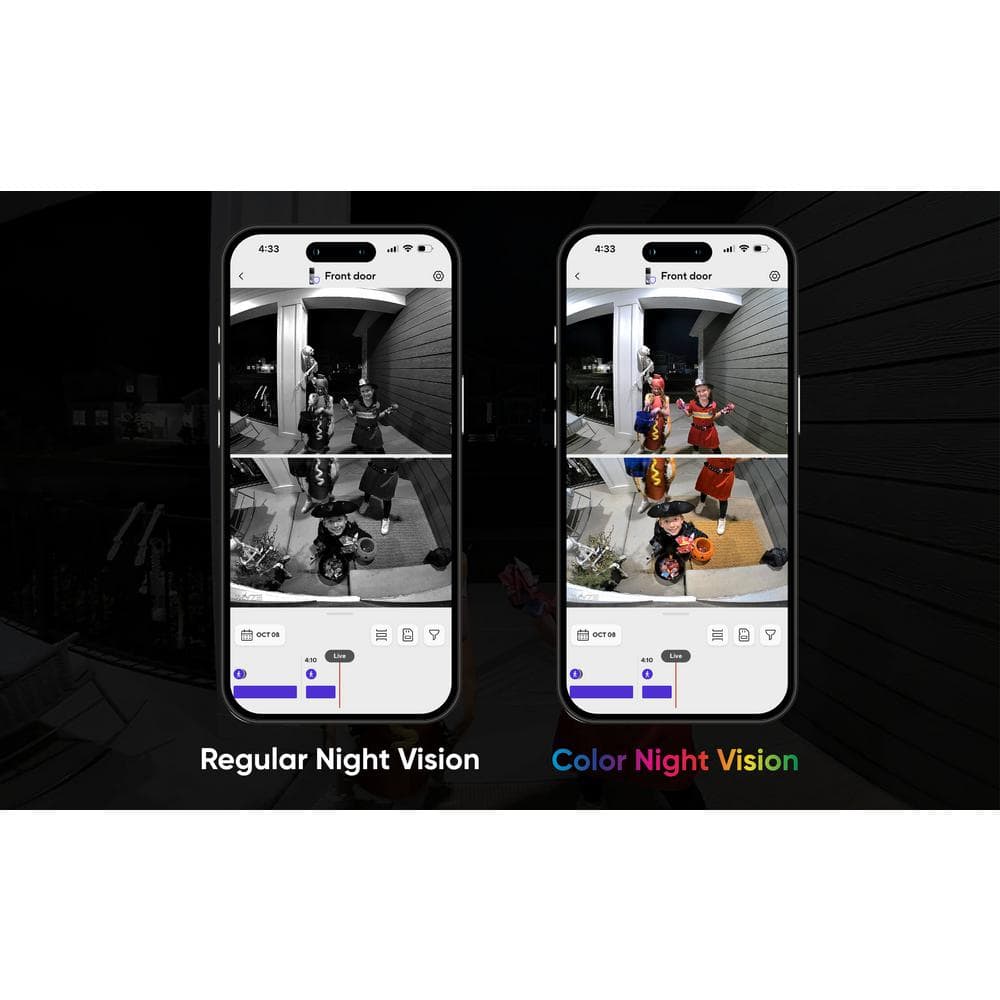 Wyze Wireless Duo Cam Video Doorbell (with Chime), Battery Powered, 2K Full HD Video, 2 Cameras, 2-Way Audio, Night Vision