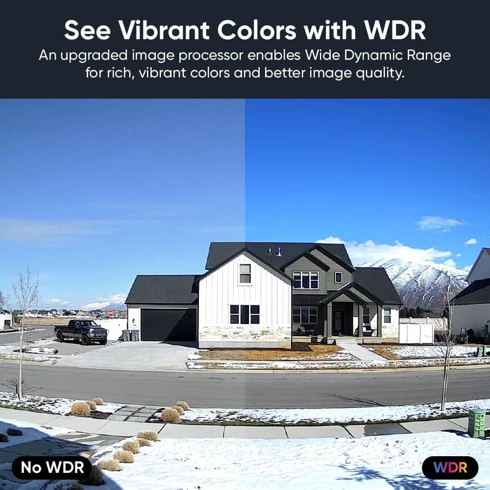 Wyze Cam v4 Wi-Fi 2.5K QHD Indoor/Outdoor Plug-In Smart Home Security Camera, Color Night Vision, 2-Way Audio (Black)