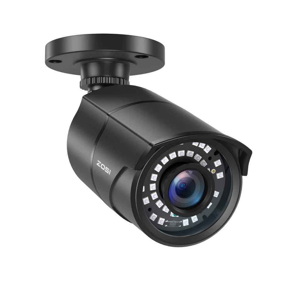 ZOSI Wired 1080p HD Outdoor Home Security Camera 4-In-1 TVI/CVI/AHD/CVBS For 960H, 720P, 1080P, 5MP, 4K Analog CCTV DVR