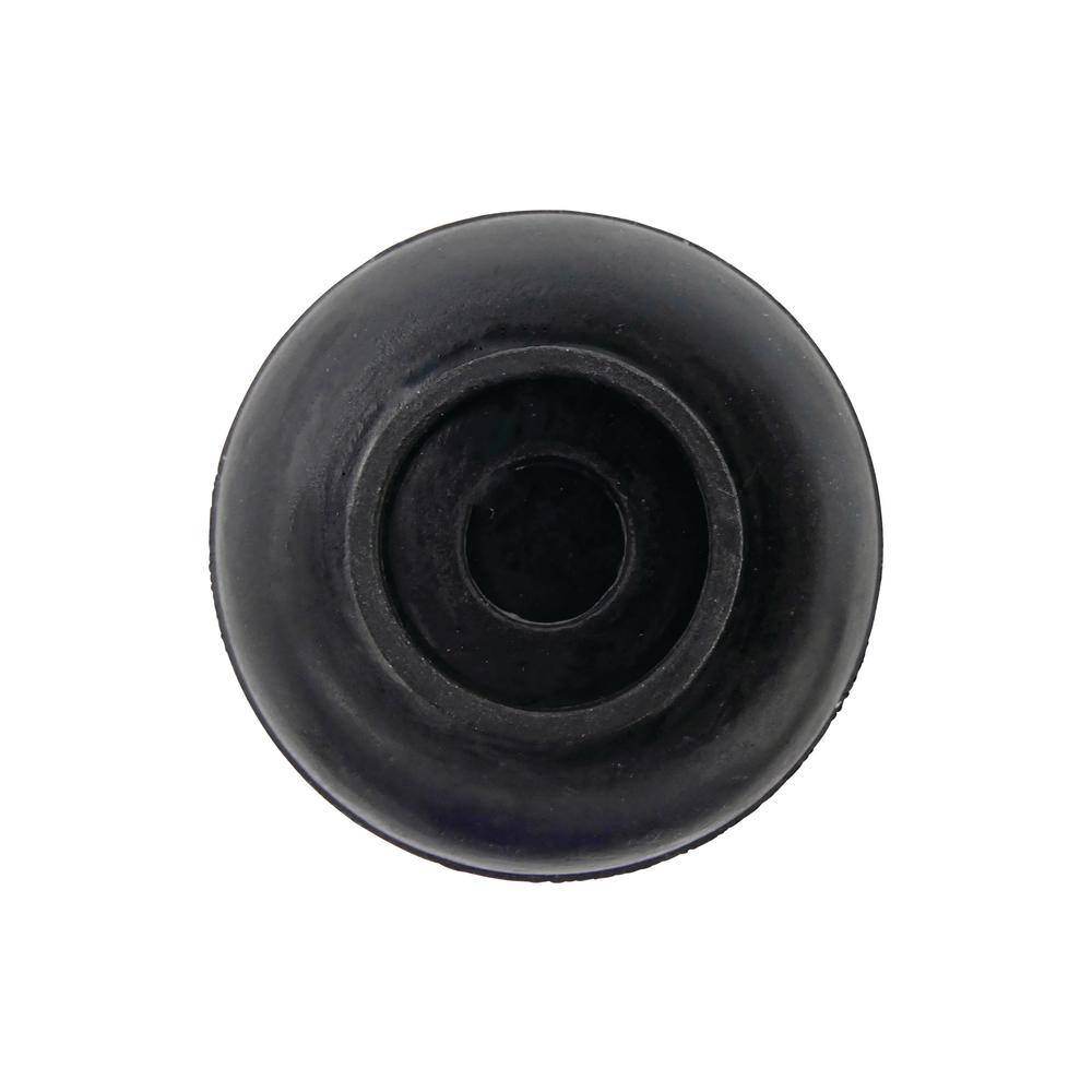 Everbilt 1 in. Black Rubber Leg Tips (4-Pack)