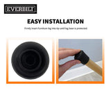 Everbilt 1 in. Black Rubber Leg Tips (4-Pack)