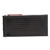 Stanley Extra Large Steel Post-Mount Mailbox, Black