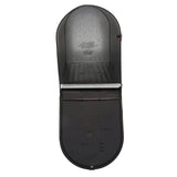 Stanley Extra Large Steel Post-Mount Mailbox, Black