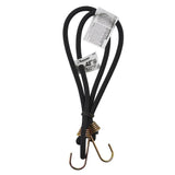 Keeper 48 in. Heavy Duty Black Bungee Cord with Dichromate Hooks (1-Pack)
