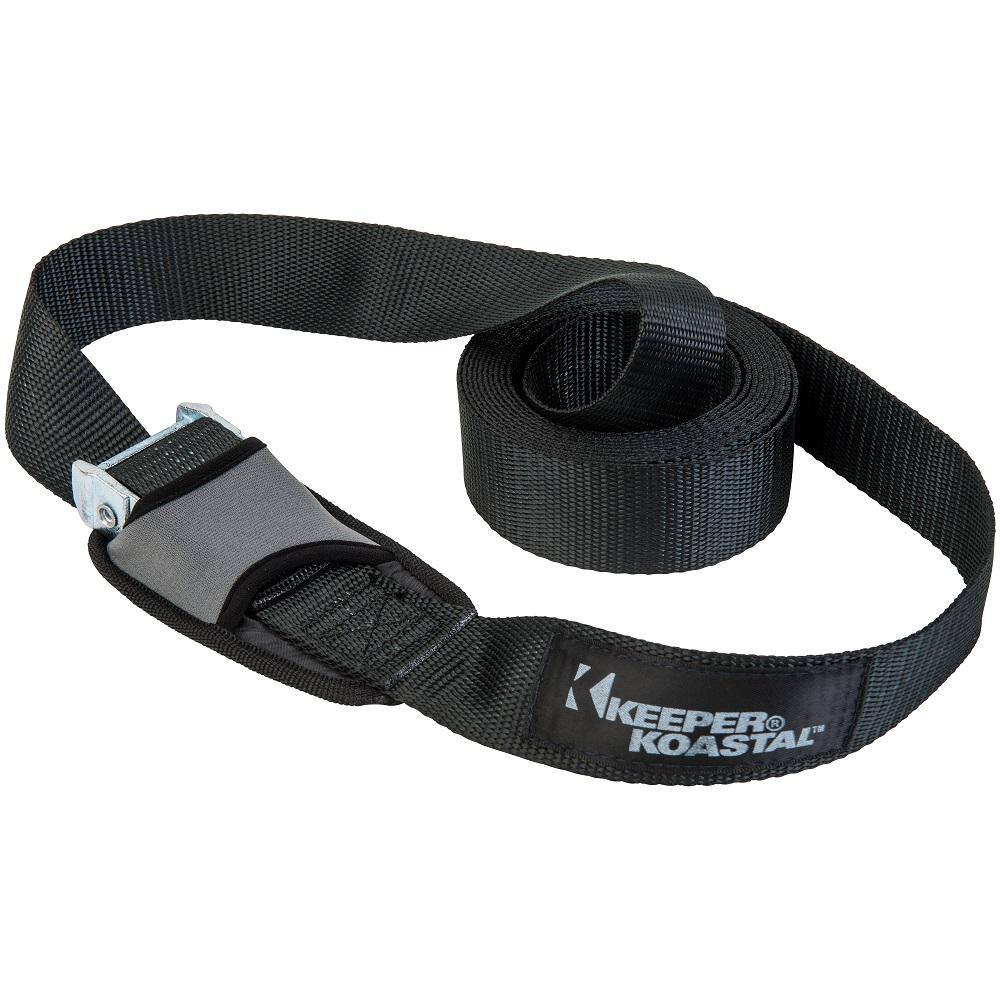 Keeper 12 ft. x 1 in. Lashing Strap with Metal Buckle, 30 lb Load