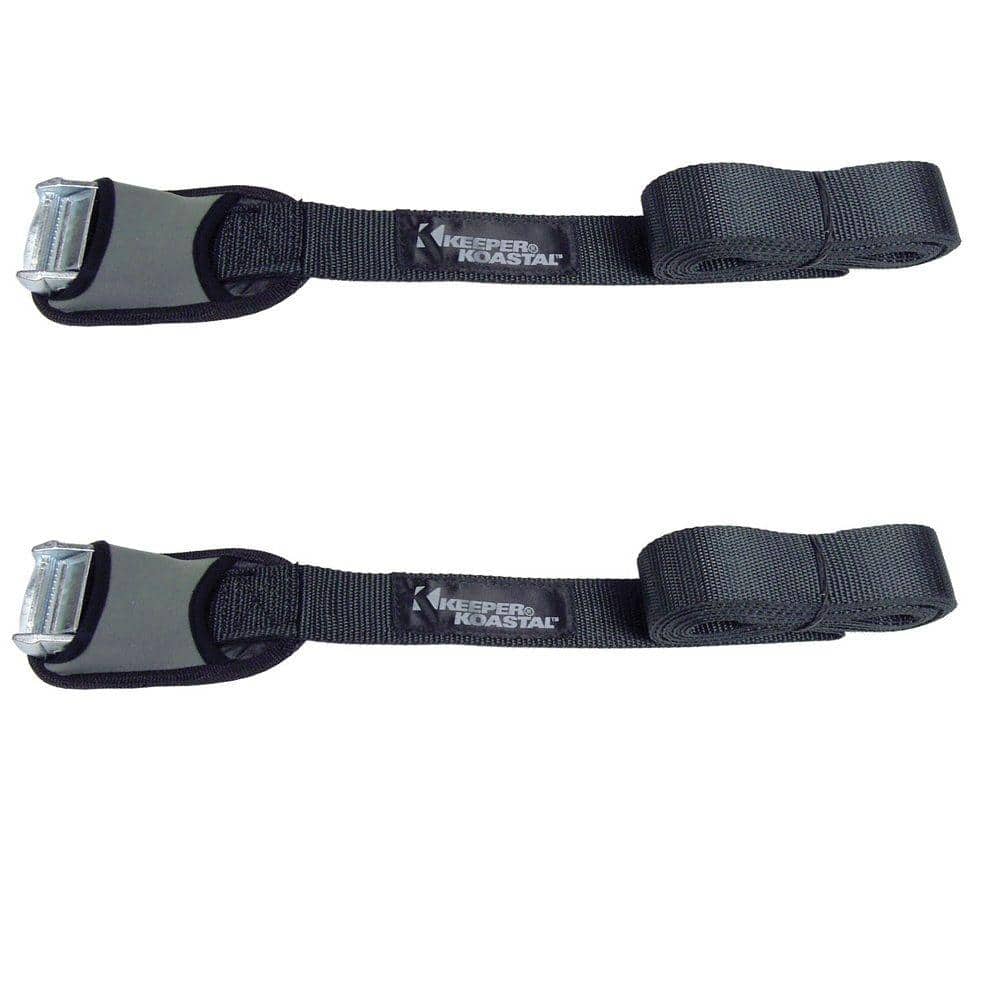 Keeper 12 ft. x 1 in. Lashing Strap with Metal Buckle, 30 lb Load