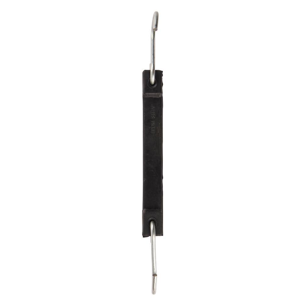 Keeper 10 in. EPDM Rubber Strap with Steel S-Hooks