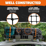 Mockins 50 in. x 36 in. Heavy-Duty Bungee Net, Stretches to 100 in. x 75 in.