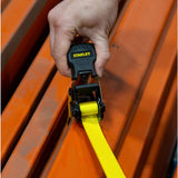 Stanley Ratchet Straps, 1 in. x 10 ft, 1,500 lbs Break Strength, 8-Pack