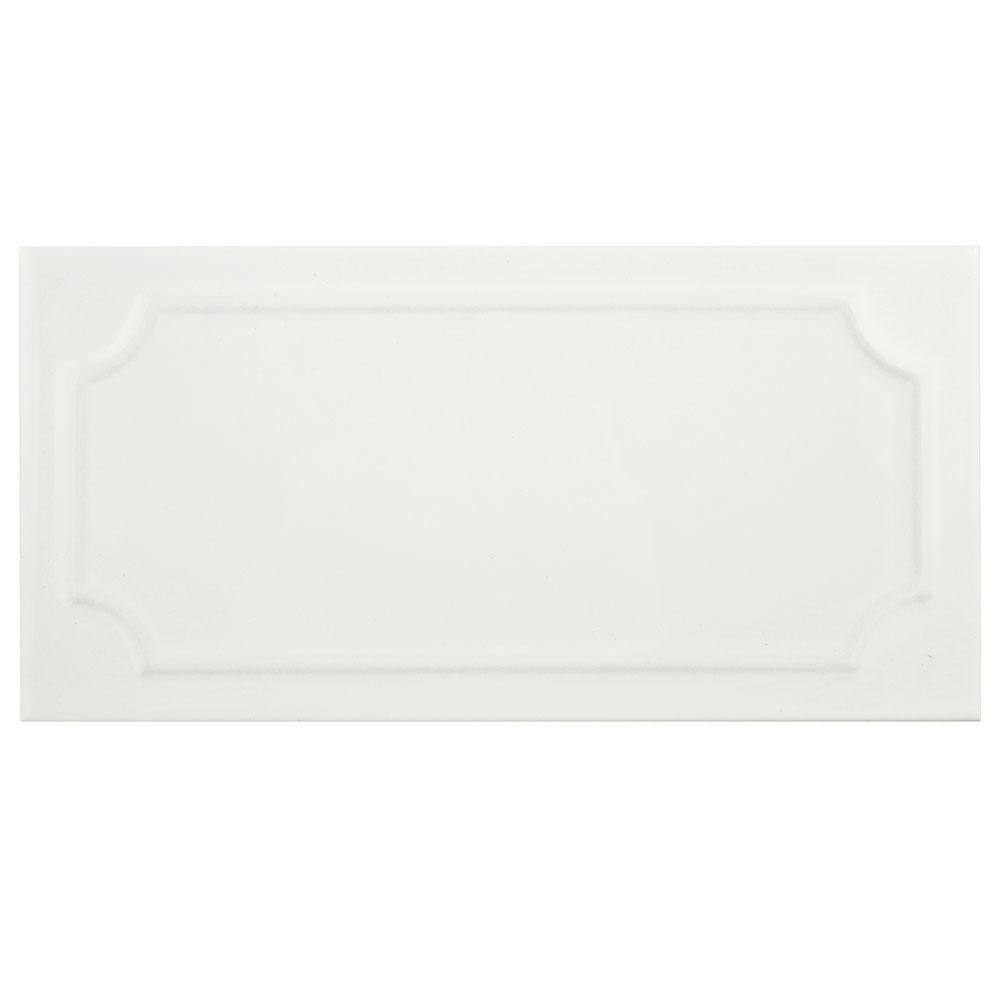 Merola Tile Santorini Blanco 4 in. x 7-7/8 in. Ceramic Subway Wall Tile (12 sq. ft. / case)
