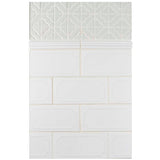 Merola Tile Santorini Blanco 4 in. x 7-7/8 in. Ceramic Subway Wall Tile (12 sq. ft. / case)