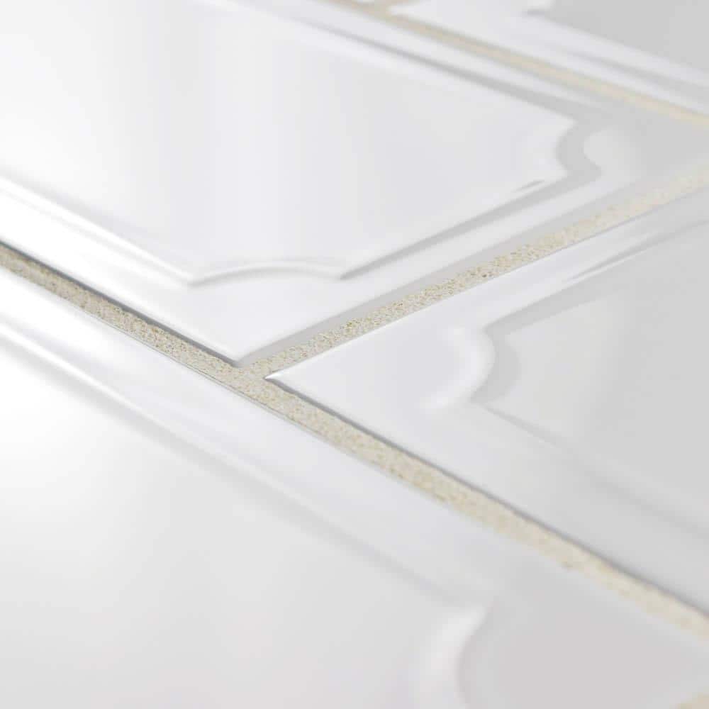 Merola Tile Santorini Blanco 4 in. x 7-7/8 in. Ceramic Subway Wall Tile (12 sq. ft. / case)