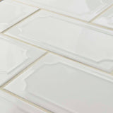 Merola Tile Santorini Blanco 4 in. x 7-7/8 in. Ceramic Subway Wall Tile (12 sq. ft. / case)