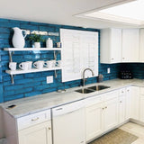 Castle Denim Blue 3x12 Polished Ceramic Subway Tile - Lux Tile