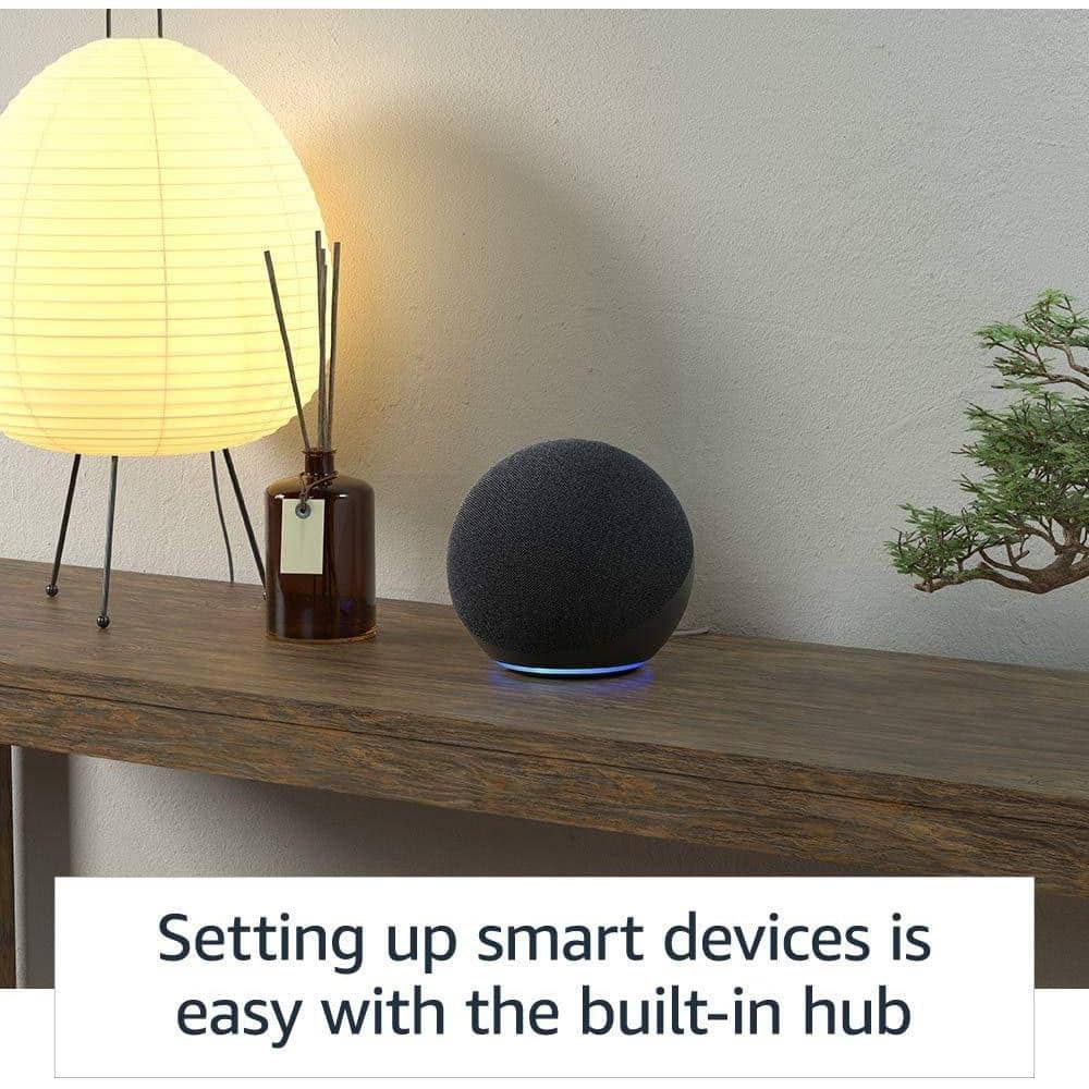 Amazon Echo (4th Gen) with Premium Sound, Smart Home Hub, and Alexa - Twilight Blue