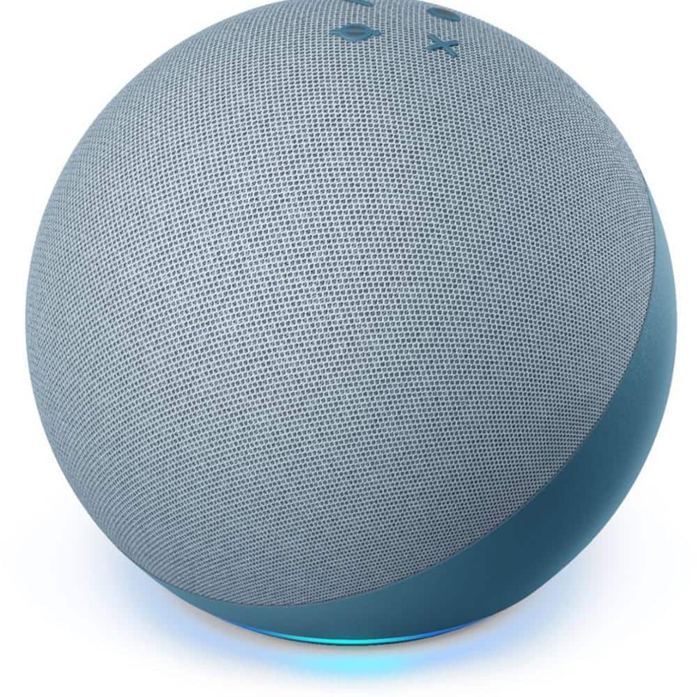 Amazon Echo (4th Gen) with Premium Sound, Smart Home Hub, and Alexa - Twilight Blue