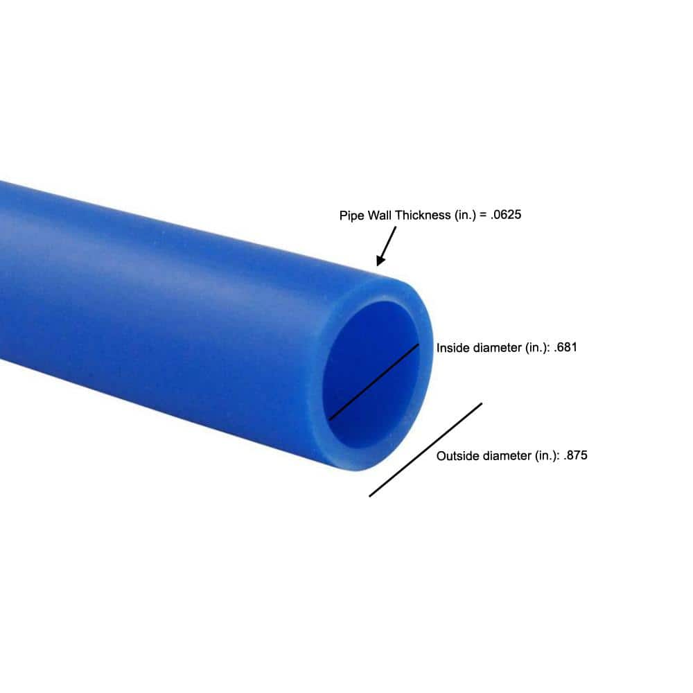 Apollo 1/2 in. x 500 ft. Blue PEX-B Pipe