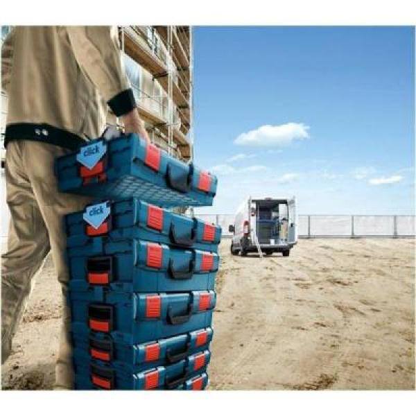 Bosch L-BOXX-3 17.5 in. L x 14 in. W x 10 in. H Stackable Medium Tool Storage Hard Case