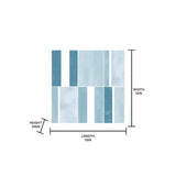 FloorPops Azure 12 in. W x 12 in. L Peel and Stick Floor Vinyl Tiles (20 Tiles, 20 sq. ft. case)