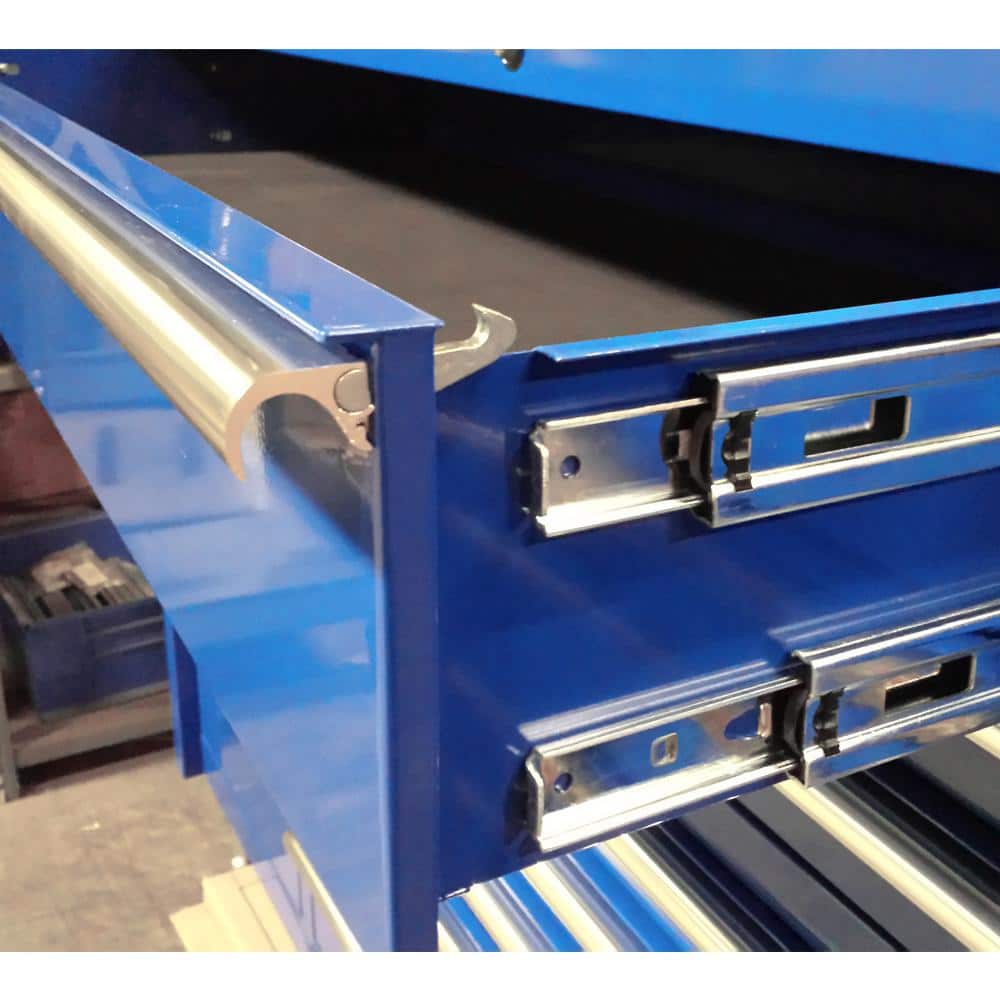 Extreme Tools THD Series 55 in. W x 22 in. D 8-Drawer Top Chest in Blue
