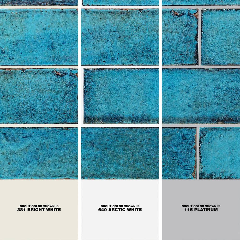 Ivy Hill Tile Moze Blue 3 in. x 12 in. 9 mm Ceramic Wall Tile (22-Piece, 5.38 sq. ft. per Box)