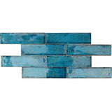 Ivy Hill Tile Moze Blue 3 in. x 12 in. 9 mm Ceramic Wall Tile (22-Piece, 5.38 sq. ft. per Box)