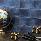 Ivy Hill Tile Piston Camp Blue 4 in. x 12 in. 7mm Glazed Ceramic Subway Wall Tile (34-piece, 10.97 sq. ft. per Box)