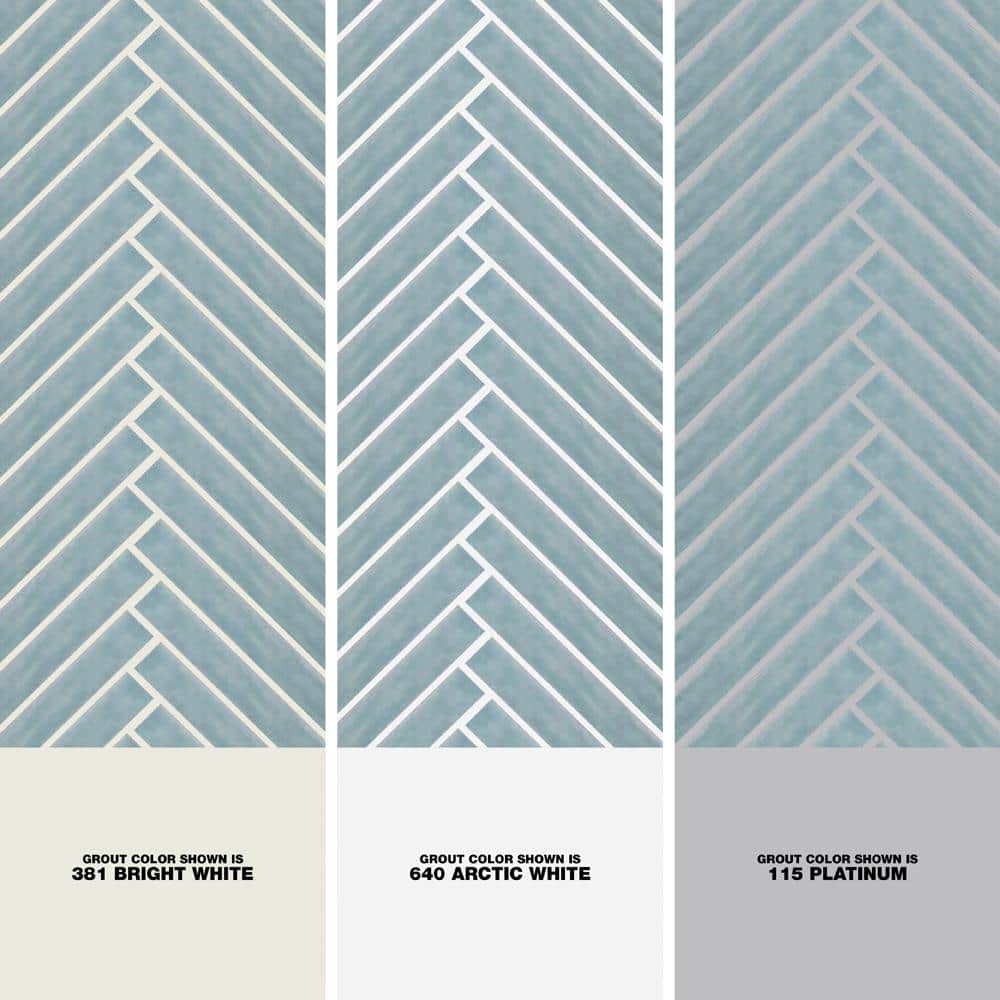 Ivy Hill Tile Nantucket Blue 2 in. x 20 in. Polished Ceramic Wall Tile (5.38 sq. ft./Case)