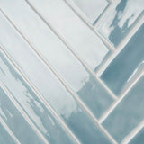 Ivy Hill Tile Nantucket Blue 2 in. x 20 in. Polished Ceramic Wall Tile (5.38 sq. ft./Case)