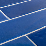 Jeffrey Court Galaxy Blue 3 in. x 12 in. Glossy Textured Ceramic Wall Tile (5.5 sq. ft. / Case)
