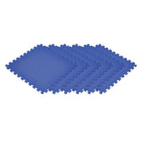 Norsk Blue 24 in. x 24 in. EVA Foam Non-Toxic Solid Color Interlocking Tiles (96 sq. ft. - 24 tiles)