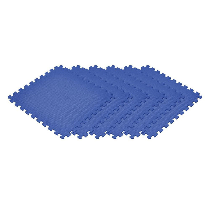 Norsk Blue 24 in. x 24 in. EVA Foam Non-Toxic Solid Color Interlocking Tiles (216 sq. ft. - 54 tiles)