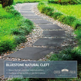 Bluestone Natural Cleft 24 in. x 48 in. x 3/4 in. Stone-Look Porcelain Paver