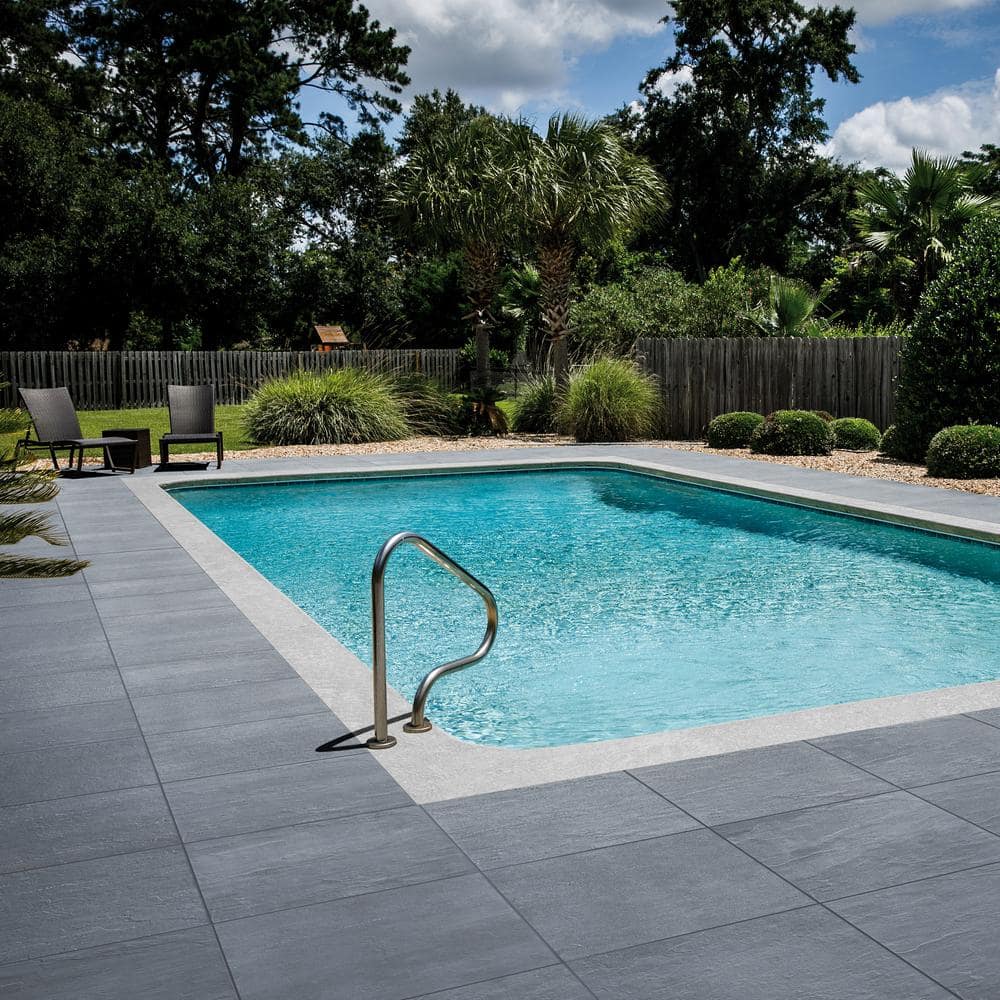 Bluestone Natural Cleft 24 in. x 48 in. x 3/4 in. Stone-Look Porcelain Paver