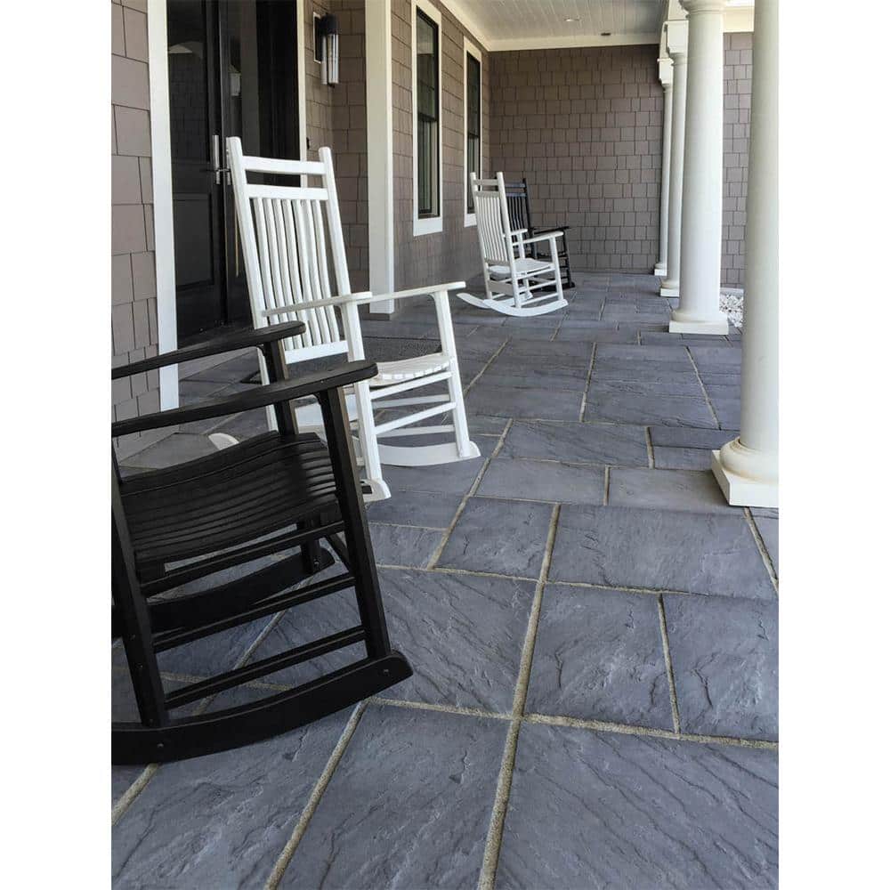 Silver Creek Stoneworks Slate 24 in. x 12 in. x 1.75 in. Bluestone Concrete Paver (22-Pieces/44 sq. ft./Pallet)