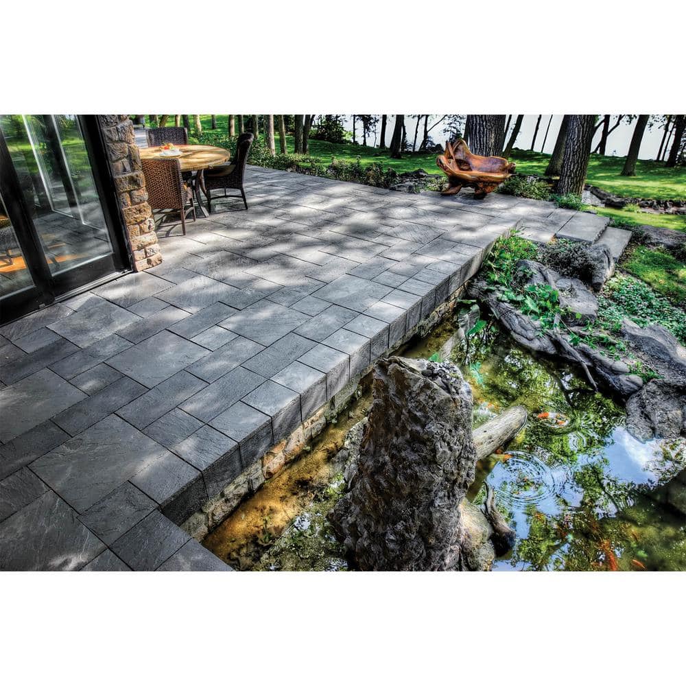 Silver Creek Stoneworks Slate 24 in. x 12 in. x 1.75 in. Bluestone Concrete Paver (22-Pieces/44 sq. ft./Pallet)