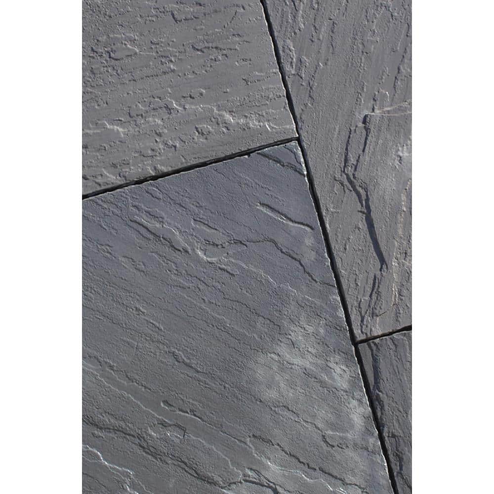 Silver Creek Stoneworks Slate 24 in. x 24 in. x 1.75 in. Bluestone Concrete Paver (22-Pieces/88 sq. ft./Pallet)