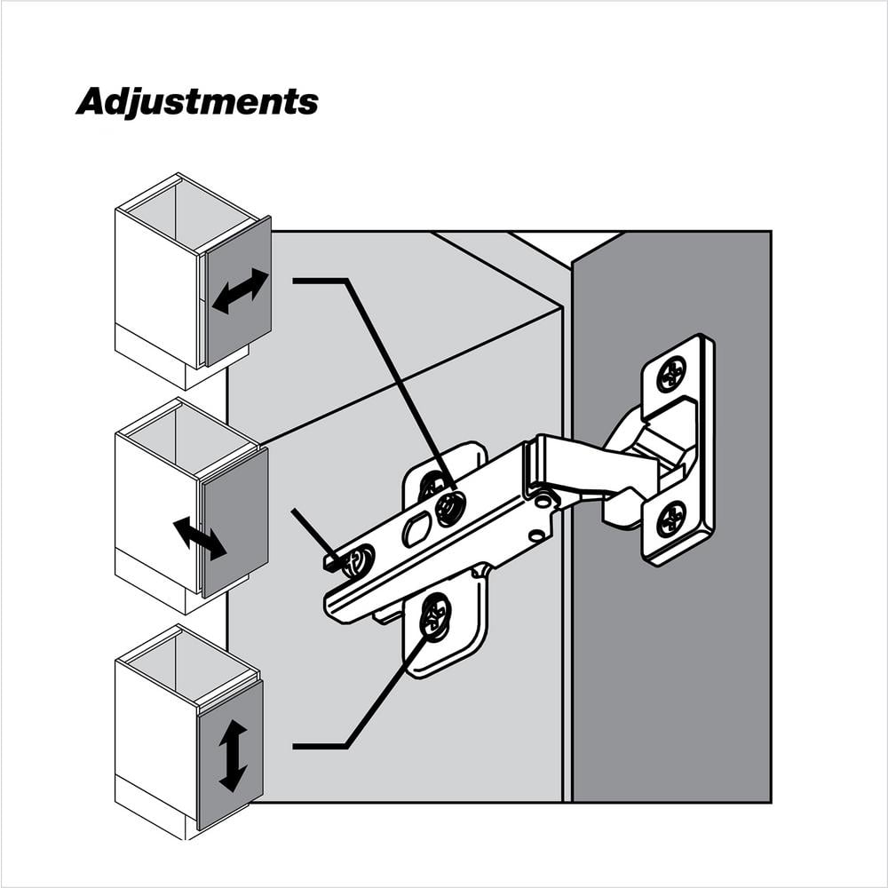 Blum MODUL 35 mm Frameless Full Overlay Euro Hinge – Spring Closing, Nickel Finish