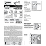 Richelieu Blum Modul Full Inset Frameless Cabinet Hinges, 35 mm, Nickel (2-Pack)