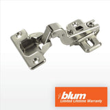 Blum MODUL 35 mm Frameless Full Inset Euro Cabinet Hinge, Spring-Closing